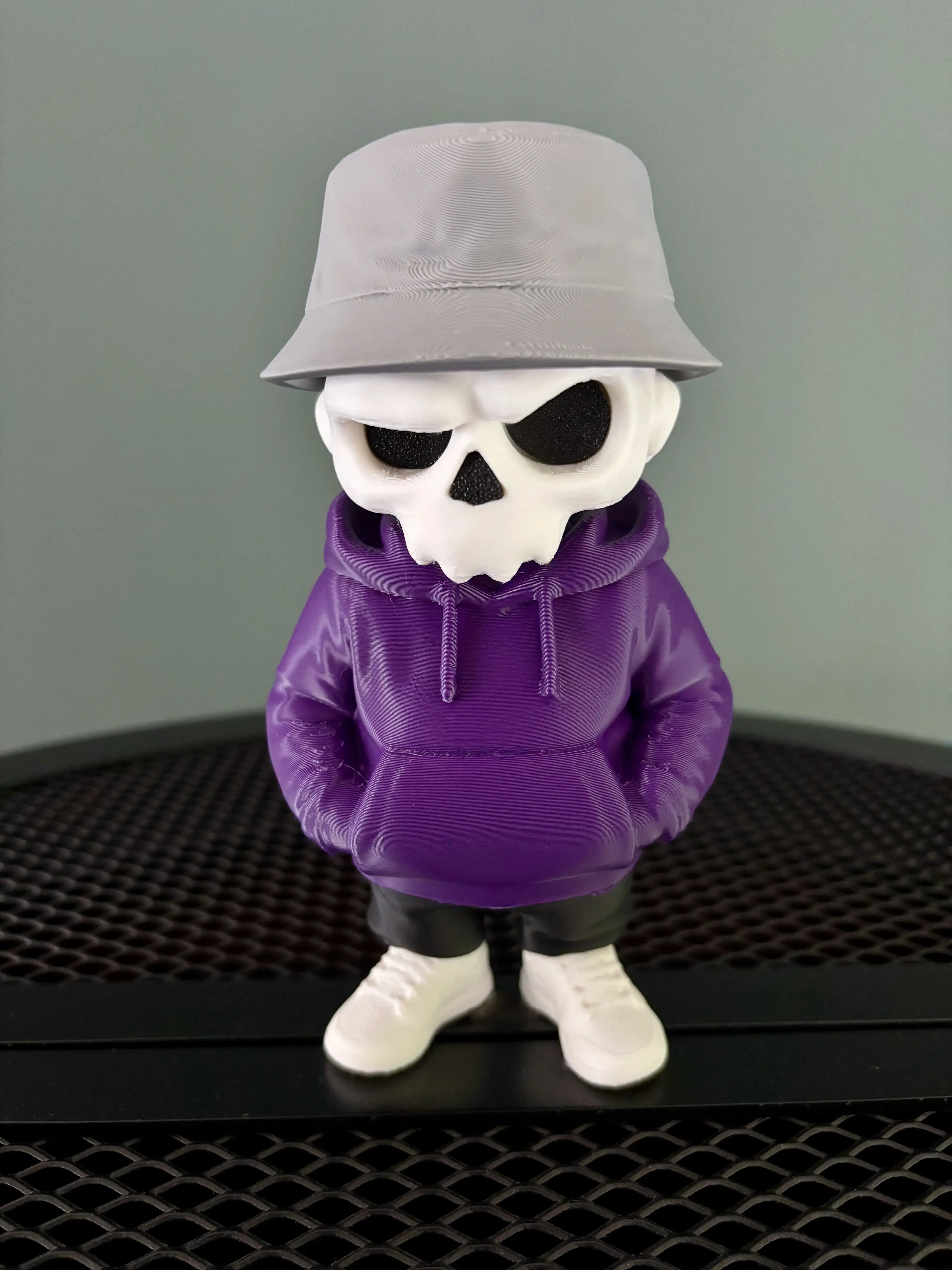 Hoodie Skull Figure