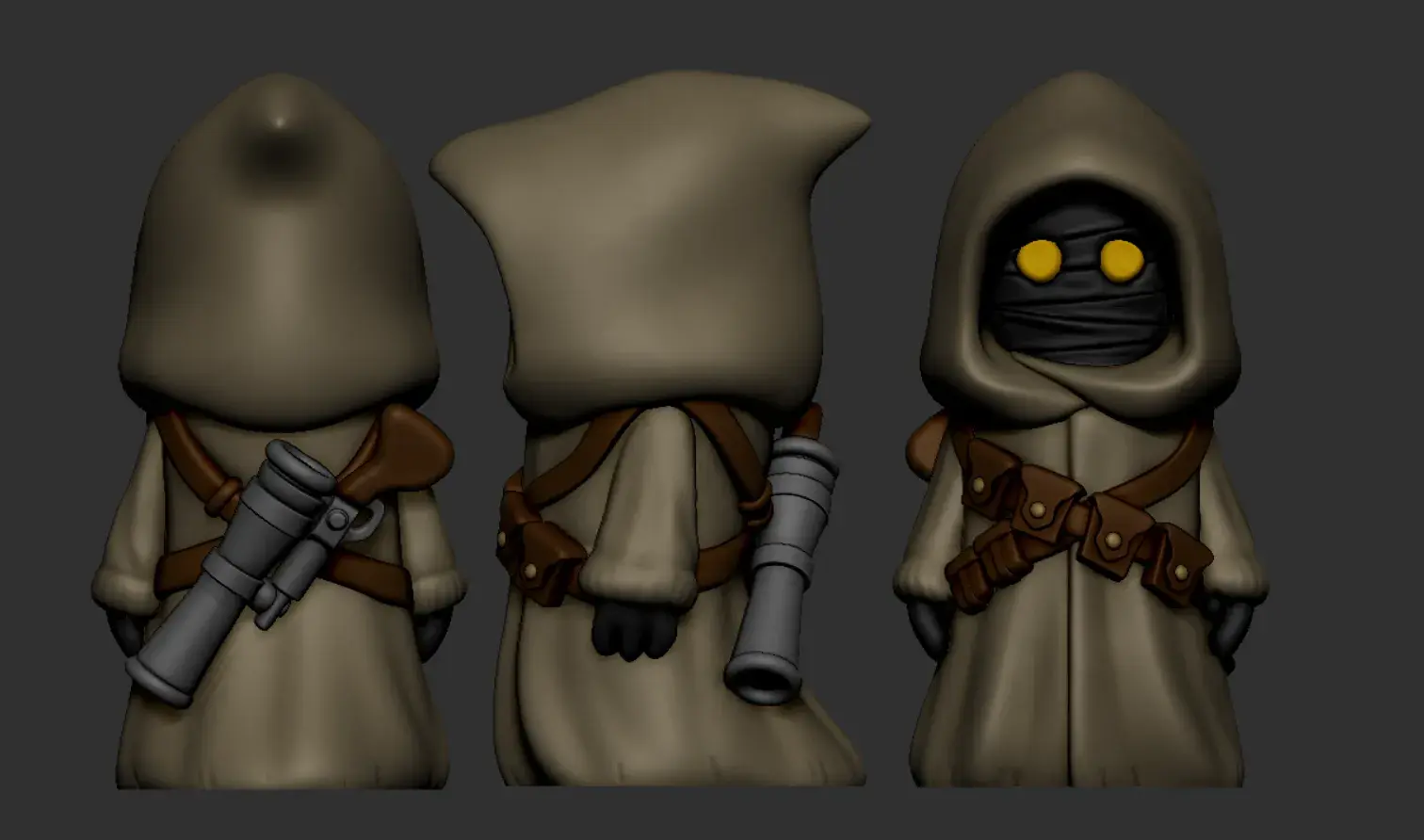 Hooded Wanderer Figure
